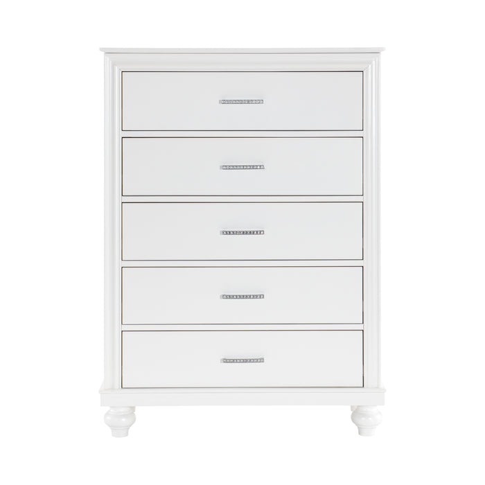 Aria Chest in White - 1436W-9 - FAMSA Furniture (TX)