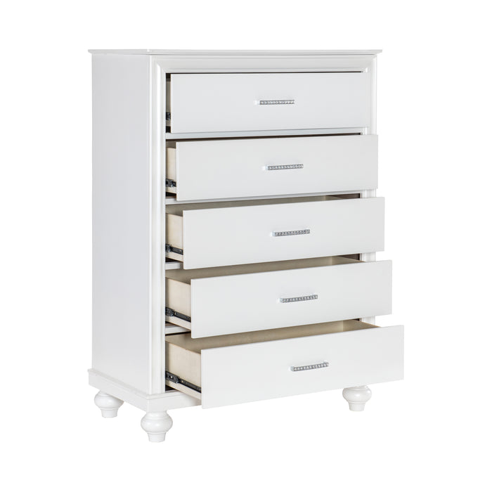 Aria Chest in White - 1436W-9 - FAMSA Furniture (TX)
