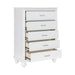 Aria Chest in White - 1436W-9 - FAMSA Furniture (TX)