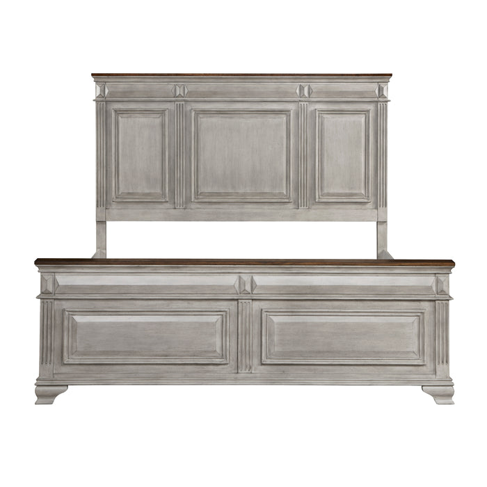 Marquette 4pc Set (QB+NS+DR+MR) in Brown/Gray - 1449-1*4 - FAMSA Furniture (TX)