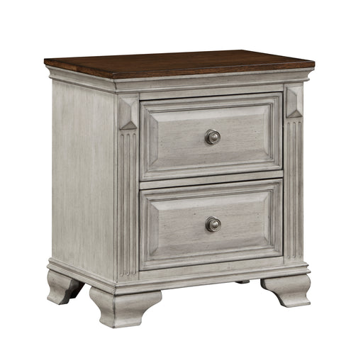 Marquette Nightstand in Brown/Gray - 1449-4 - FAMSA Furniture (TX)