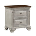Marquette Nightstand in Brown/Gray - 1449-4 - FAMSA Furniture (TX)