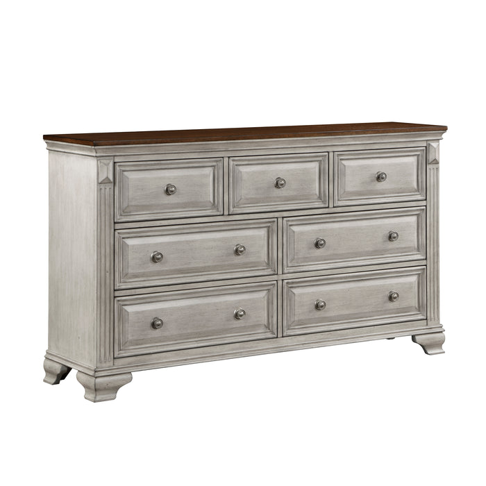 Marquette Dresser in Brown/Gray - 1449-5 - FAMSA Furniture (TX)