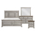Marquette 4pc Set (QB+NS+DR+MR) in Brown/Gray - 1449-1*4 - FAMSA Furniture (TX)