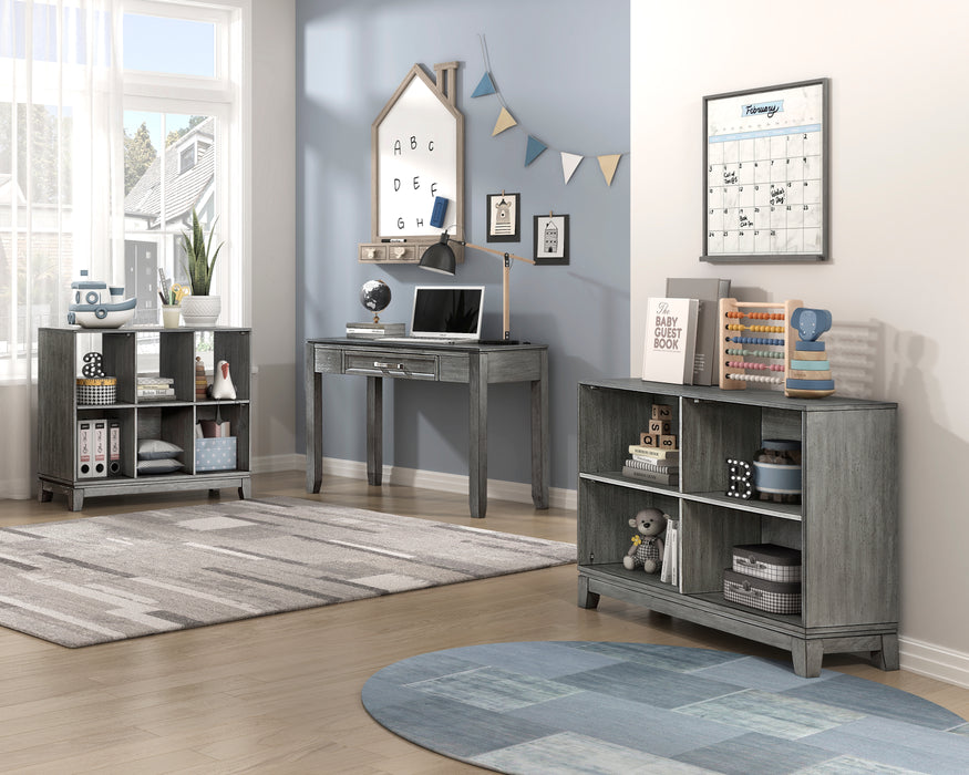 Garretson BOOKCASE in Gray - 1450-16 - FAMSA Furniture (TX)