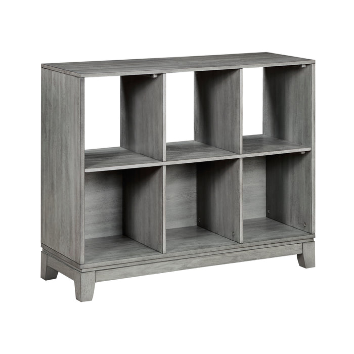 Garretson Bookcase in Gray - 1450-17 - FAMSA Furniture (TX)