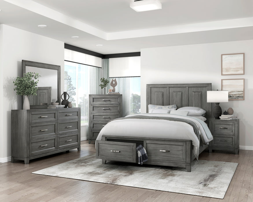 Garretson Mirror in Gray - 1450-6 - FAMSA Furniture (TX)