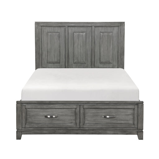 Garretson 4pc Set (QB+NS+DR+MR) in Gray - 1450-1*4 - FAMSA Furniture (TX)