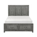 Garretson 4pc Set (QB+NS+DR+MR) in Gray - 1450-1*4 - FAMSA Furniture (TX)
