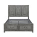 Garretson 4pc Set (QB+NS+DR+MR) in Gray - 1450-1*4 - FAMSA Furniture (TX)