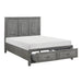 Garretson 4pc Set (QB+NS+DR+MR) in Gray - 1450-1*4 - FAMSA Furniture (TX)