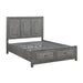 Garretson 4pc Set (QB+NS+DR+MR) in Gray - 1450-1*4 - FAMSA Furniture (TX)