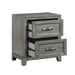 Garretson Nightstand in Gray - 1450-4 - FAMSA Furniture (TX)