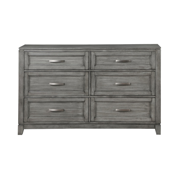 Garretson Dresser in Gray - 1450-5 - FAMSA Furniture (TX)
