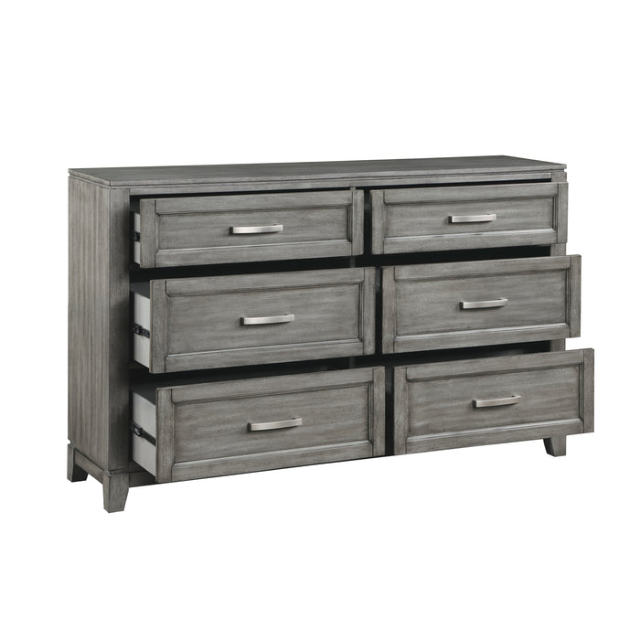 Garretson Dresser in Gray - 1450-5 - FAMSA Furniture (TX)
