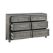 Garretson Dresser in Gray - 1450-5 - FAMSA Furniture (TX)