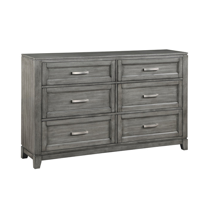 Garretson Dresser in Gray - 1450-5 - FAMSA Furniture (TX)