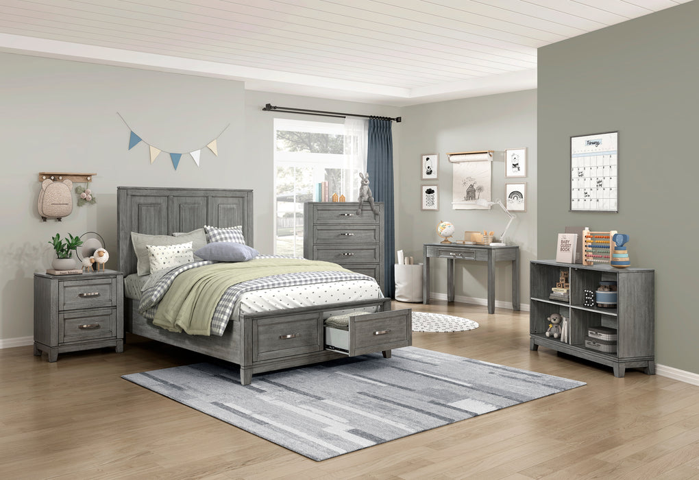 Garretson WRITING DESK in Gray - 1450-15 - FAMSA Furniture (TX)