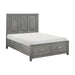 Garretson Full Platform Bed with Footboard Storage in Gray - 1450F-1 - FAMSA Furniture (TX)
