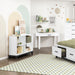 Garretson Bookcase in White - 1450WH-16 - FAMSA Furniture (TX)