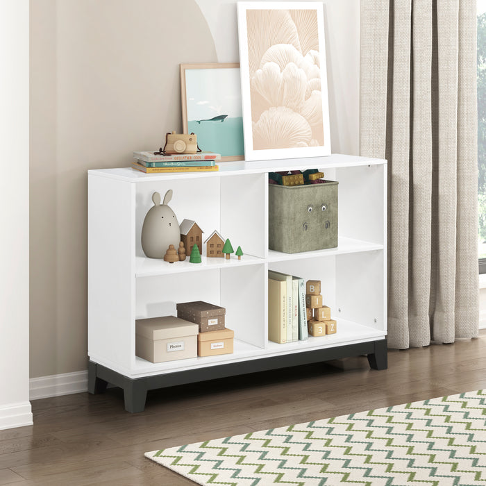 Garretson Bookcase in White - 1450WH-16 - FAMSA Furniture (TX)