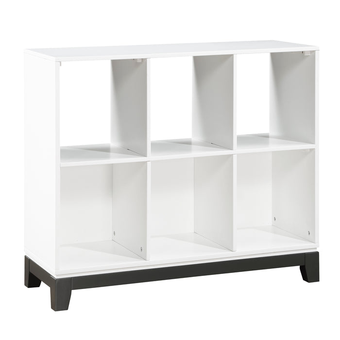 Garretson Bookcase in White - 1450WH-17 - FAMSA Furniture (TX)