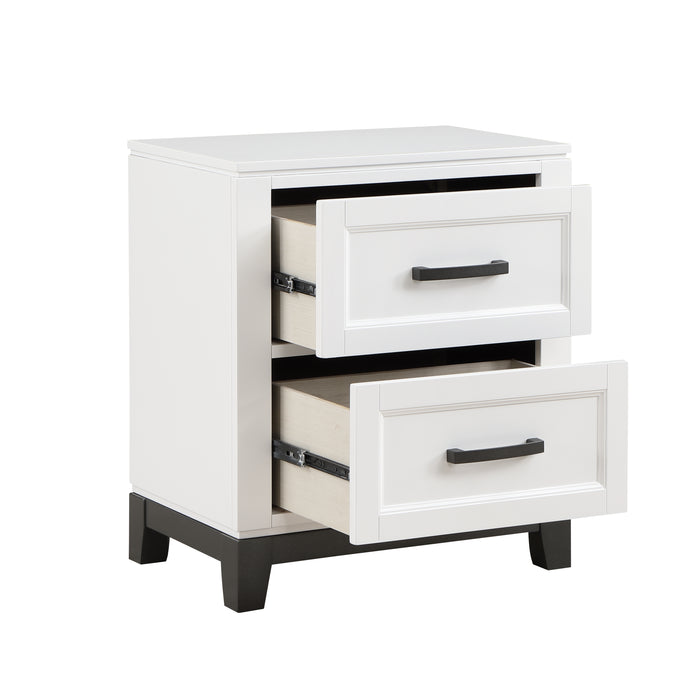 Garretson Nightstand in White - 1450WH-4 - FAMSA Furniture (TX)