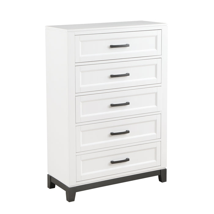 Garretson Chest in White - 1450WH-9 - FAMSA Furniture (TX)