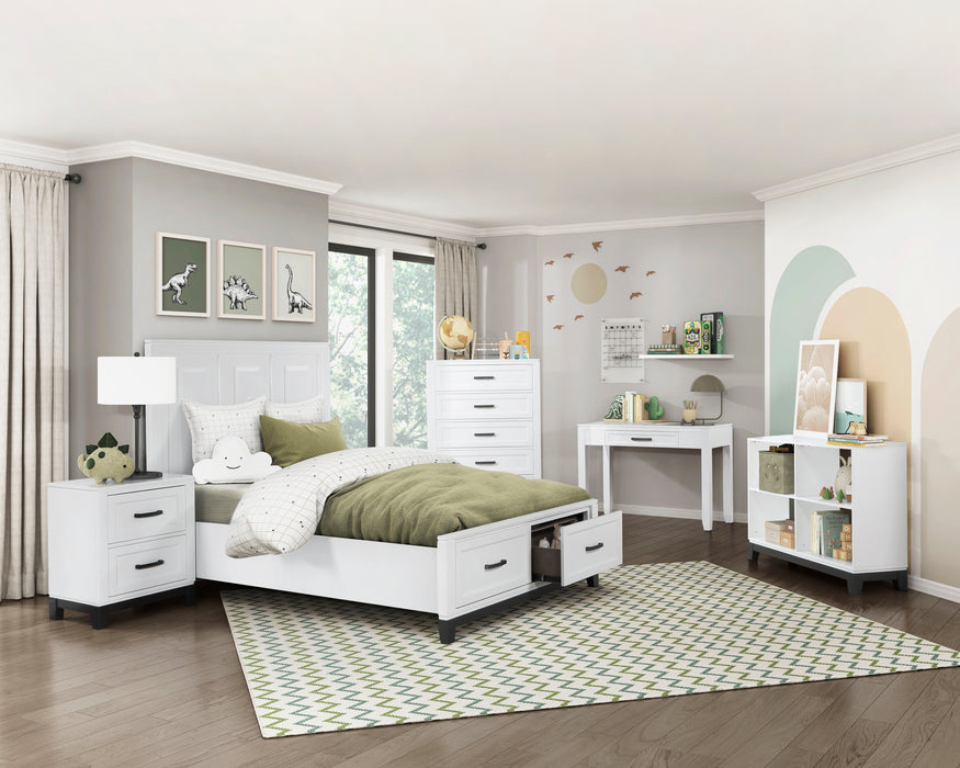Garretson Writing Desk in White - 1450WH-15 - FAMSA Furniture (TX)