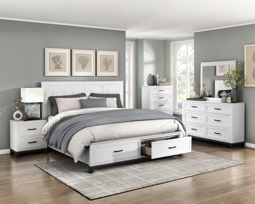 Garretson Mirror in White - 1450WH-6 - FAMSA Furniture (TX)