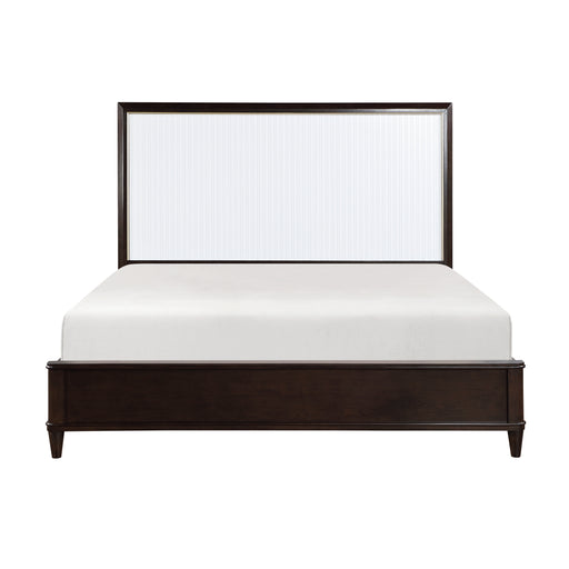 Niles 4pc Set (QB+NS+DR+MR) in Cherry/Gold/White - 1451-1*4 - FAMSA Furniture (TX)