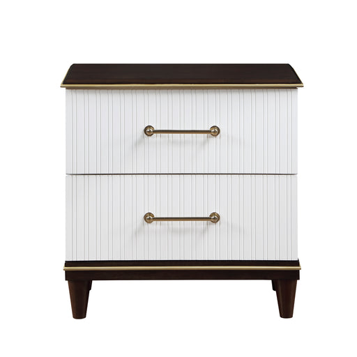Niles Nightstand in Cherry/Gold/White - 1451-4 - FAMSA Furniture (TX)