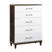 Niles Chest in Cherry/Gold/White - 1451-9 - FAMSA Furniture (TX)