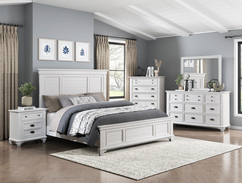 Mackinac Nightstand in White - 1454-4 - FAMSA Furniture (TX)
