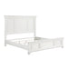 Mackinac 4pc Set (QB+NS+DR+MR) in White - 1454-1*4 - FAMSA Furniture (TX)