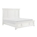 Mackinac 4pc Set (QB+NS+DR+MR) in White - 1454-1*4 - FAMSA Furniture (TX)