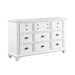 Mackinac Dresser in White - 1454-5 - FAMSA Furniture (TX)