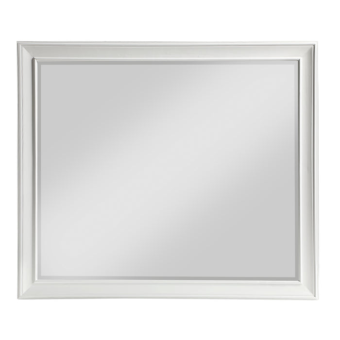 Mackinac Mirror in White - 1454-6 - FAMSA Furniture (TX)