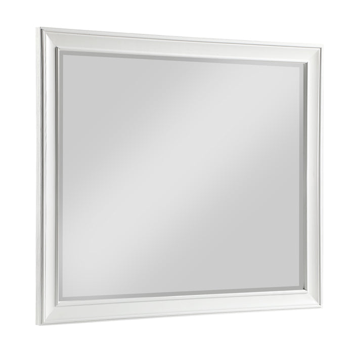 Mackinac Mirror in White - 1454-6 - FAMSA Furniture (TX)