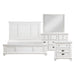 Mackinac 4pc Set (QB+NS+DR+MR) in White - 1454-1*4 - FAMSA Furniture (TX)