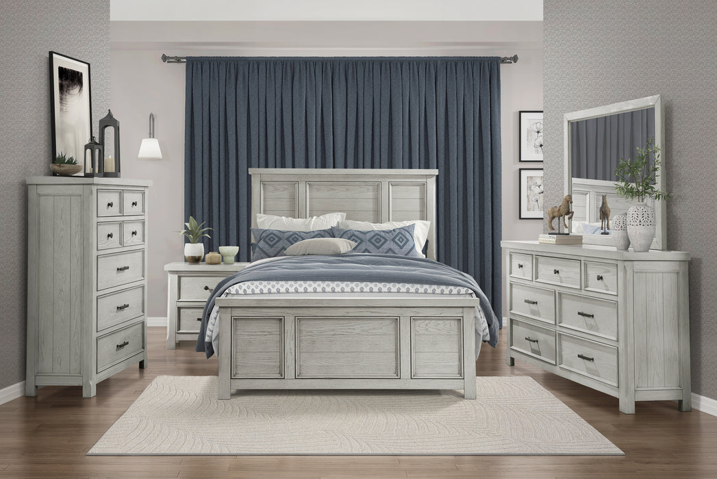 Providence Queen Bed in White - 1458-1 - FAMSA Furniture (TX)