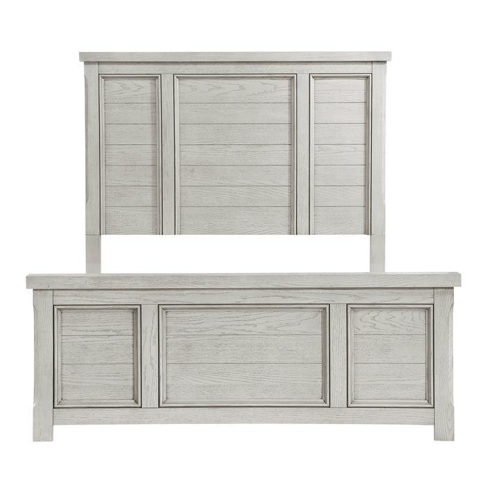 Providence 4pc Set (QB+NS+DR+MR) in White - 1458-1*4 - FAMSA Furniture (TX)