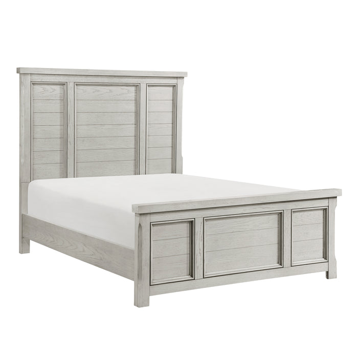 Providence 4pc Set (QB+NS+DR+MR) in White - 1458-1*4 - FAMSA Furniture (TX)