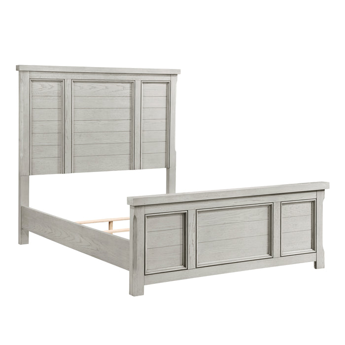 Providence 4pc Set (QB+NS+DR+MR) in White - 1458-1*4 - FAMSA Furniture (TX)