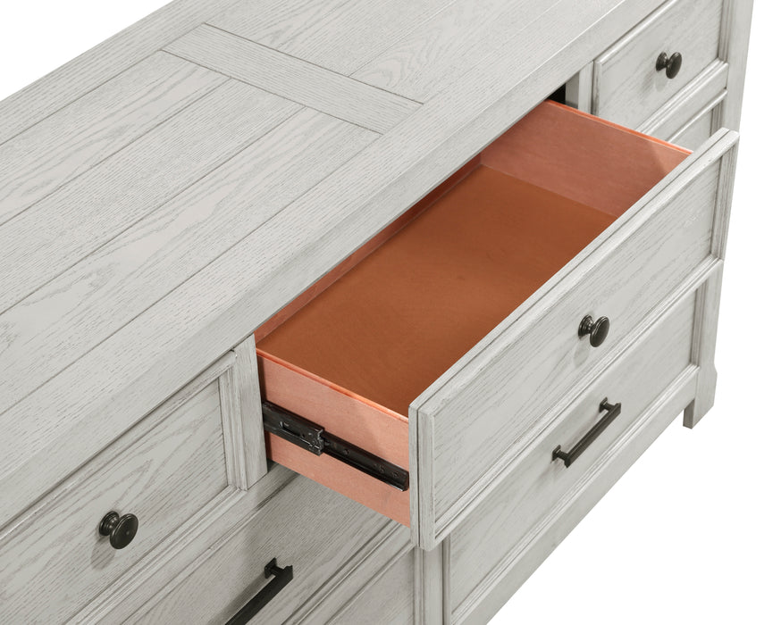 Providence DRESSER in White - 1458-5 - FAMSA Furniture (TX)