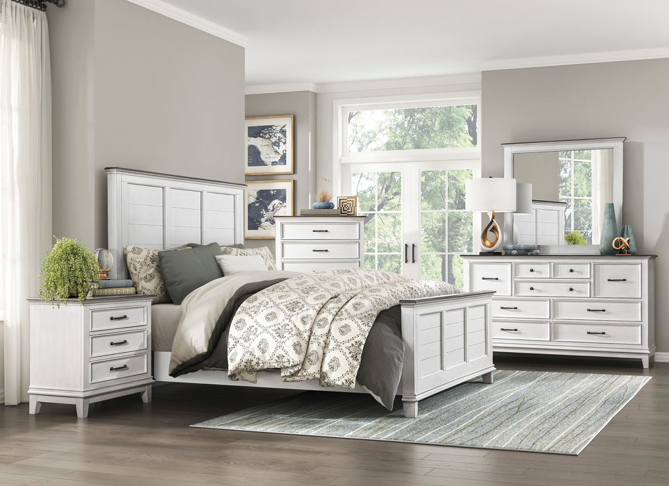 Chesterton Nightstand in Brown/White - 1463-4 - FAMSA Furniture (TX)
