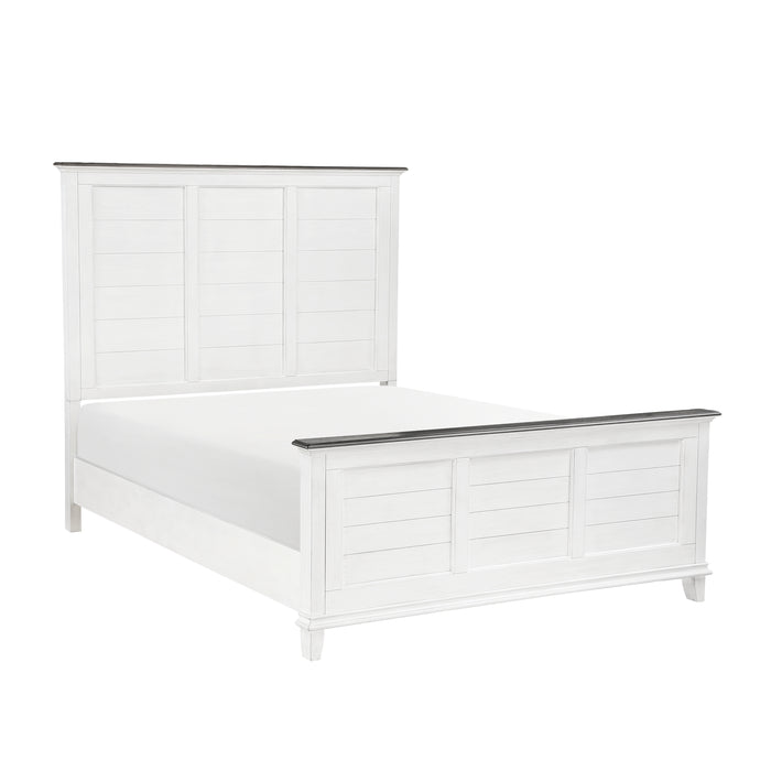 Chesterton 4pc Set (QB+NS+DR+MR) in Brown/White - 1463-1*4 - FAMSA Furniture (TX)