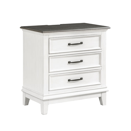 Chesterton Nightstand in Brown/White - 1463-4 - FAMSA Furniture (TX)