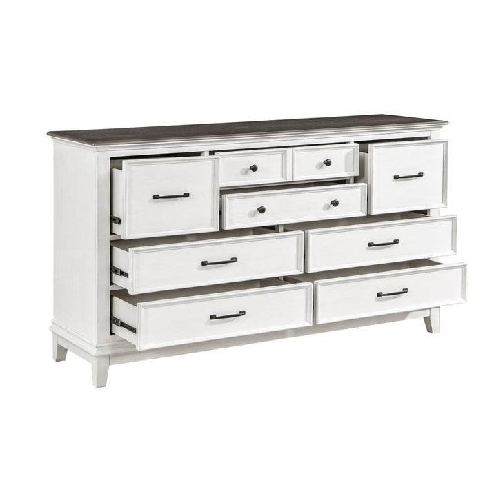 Chesterton Dresser in Brown/White - 1463-5 - FAMSA Furniture (TX)