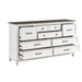 Chesterton Dresser in Brown/White - 1463-5 - FAMSA Furniture (TX)